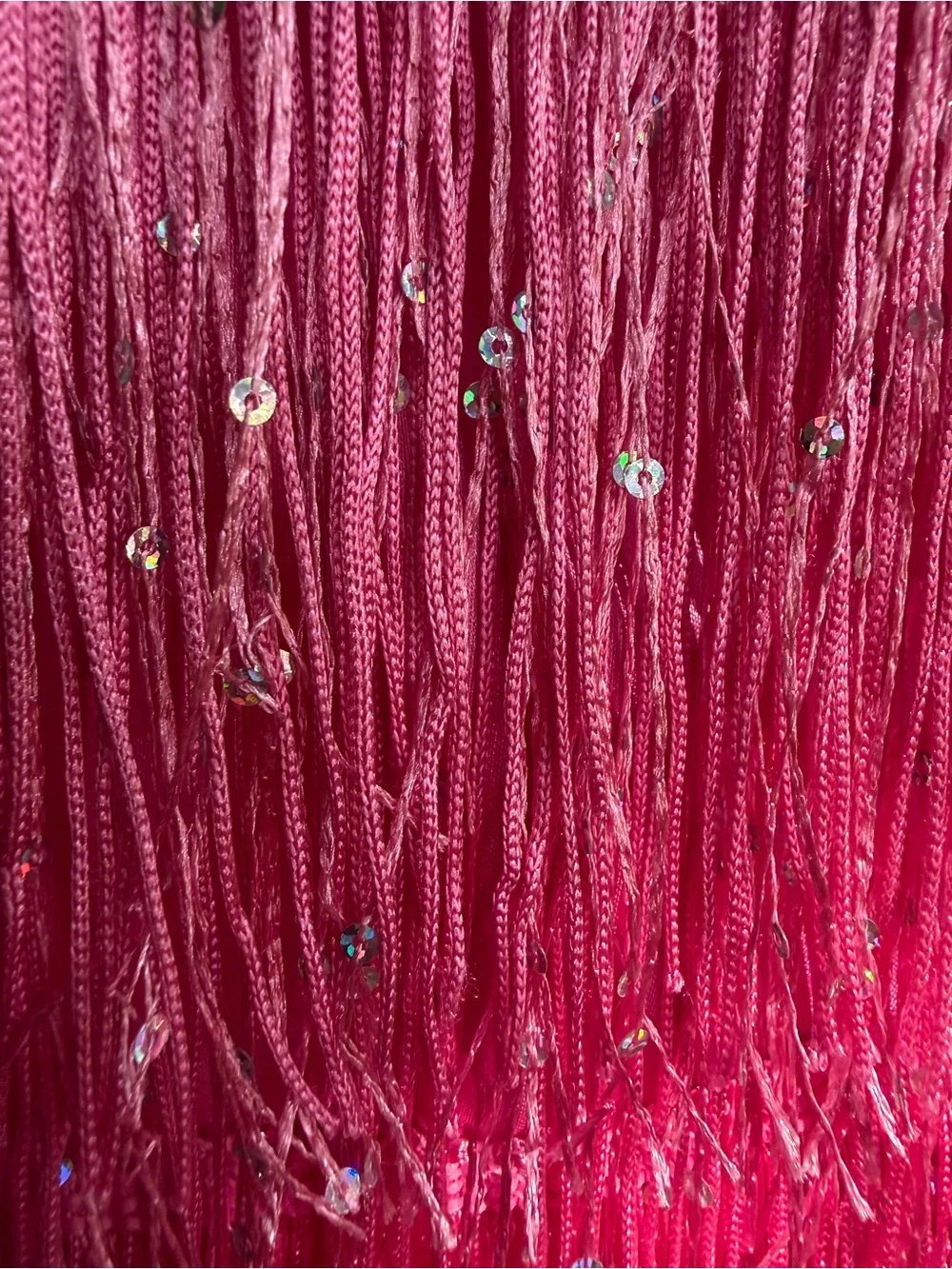 Chasing Fireflies Pink Fringe Flapper Dress